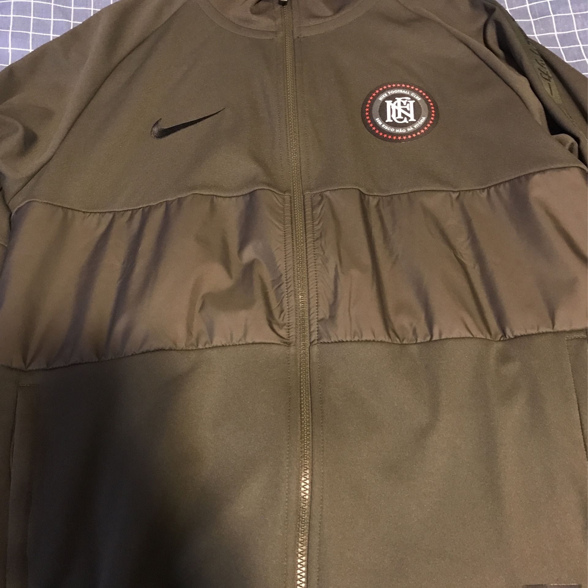 Nike Football Club Olive Bomber Jacket 