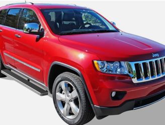 LA Zona Auto Parts 2011 to 2020 Jeep Grand Cherokee Chrome 5 inch Running Boards Side Step Estribos Escalones Cromados 