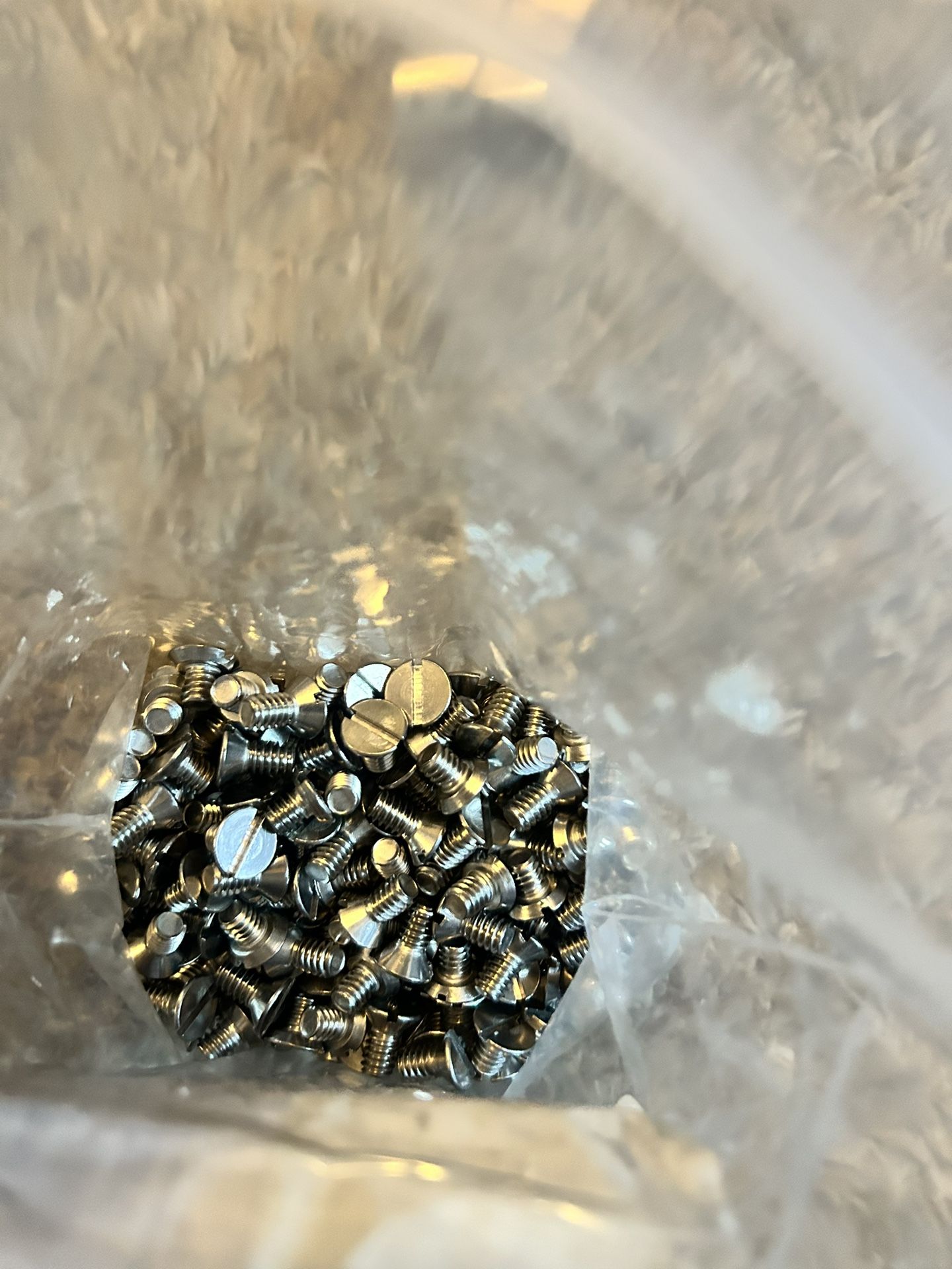 1/4-20 X 3/8” Flush Slotted Head