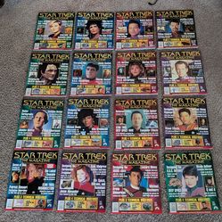 Vintage Star Trek 1999–2000 16 Issues Magazine Lot