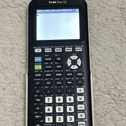 Ti-84 Plus CE Black Graphing Calculator