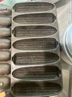 Vintage cast-iron cornbread pan  1930 ish