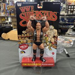 Stone Cold Steve Austin LJN SERIES 2 Variant  Black Card 