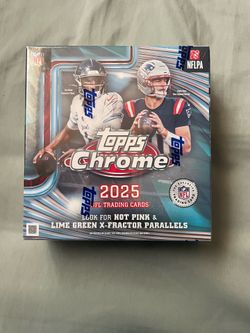 2025 Topps Chrome Football Mega Box