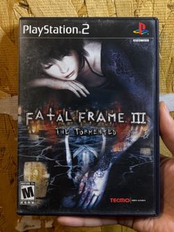 Fatal frame 3 for ps2 in excellent shape