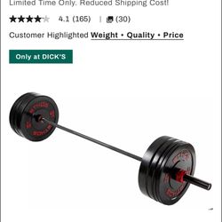 Squat Rack With Bumper Plates 