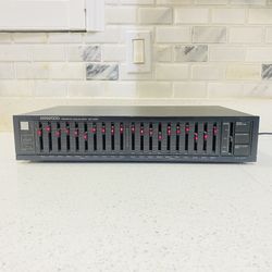 VINTAGE KENWOOD EQUALIZER MODEL GE-52B TESTED WORKS GREAT