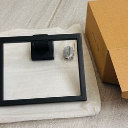New- Aluminum Alloy Towel Rack- Matte Black