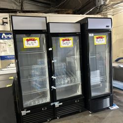 Glass Single Door refrigerator