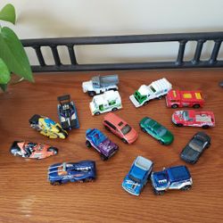 Vtg (15) Hotwheel Vehicles -80's thru early 2000's