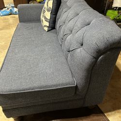 Blue Chaise For Sale