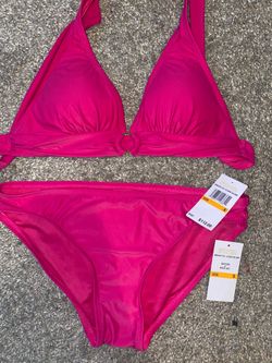 Pink small MK two piece bathing suit