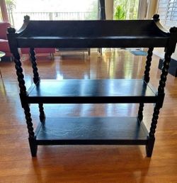 Pier 1 Vintage Black Shelves