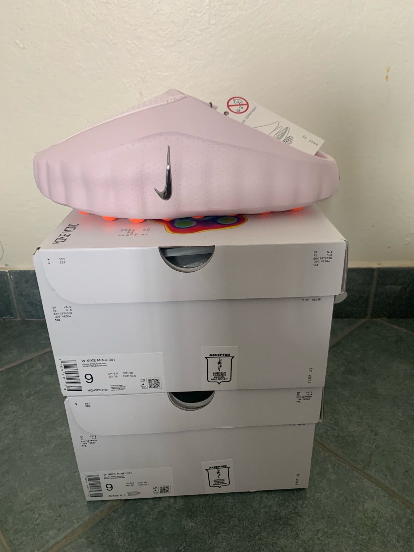 Nike Mind 001 Slide Pearl Pink