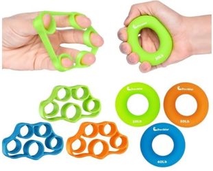 Hand Grip Strengthener, Finger Exerciser(6 PCS)