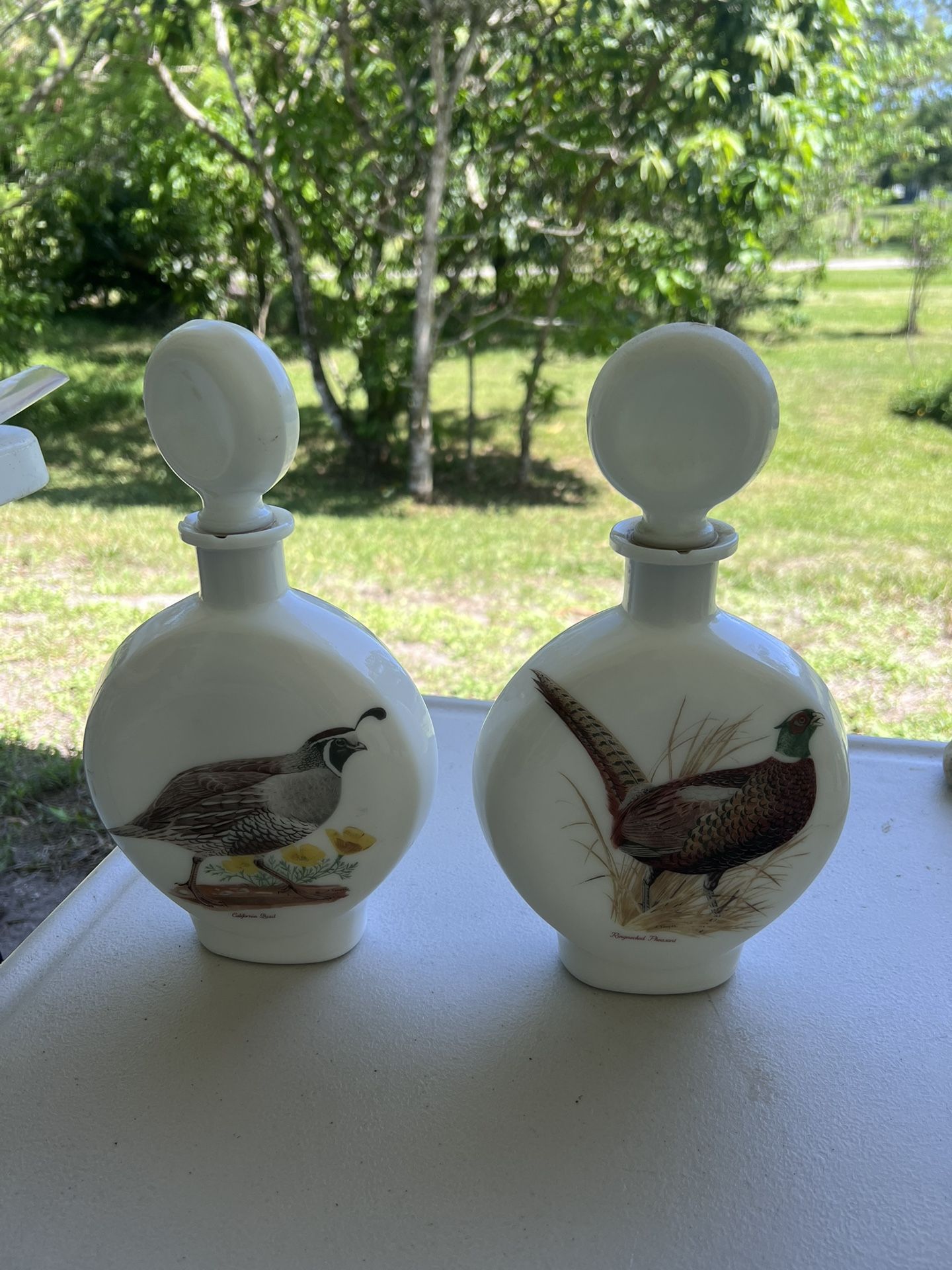 Collectible Decanter Field Birds