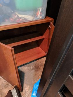 Beautiful Wooden TV Cabinet with Shelf