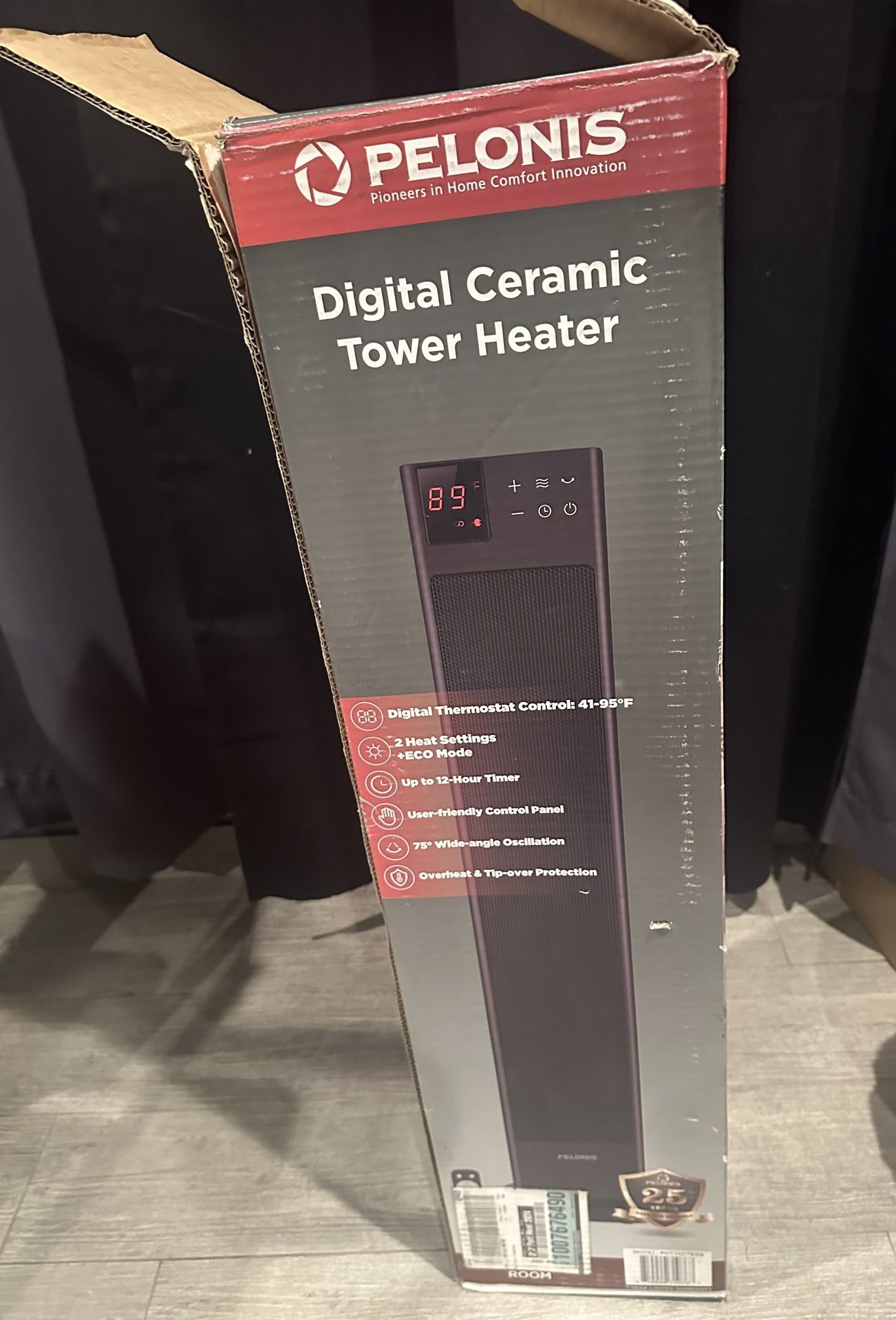 Heater Tall Digital Ceramic $35 New