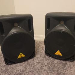 Pair of Behringer Eurolive B208D Active PA Speakers - 200W - Like New!