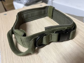 Large Tactical Dog Collar - Green