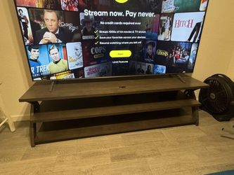 Dark Wood TV Stand