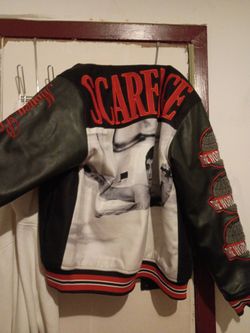 Leather Scarface jacket