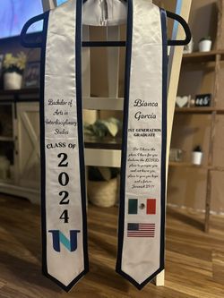 2025 Graduation Stoles. Any Grade And Any Color