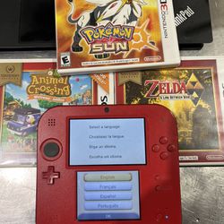 Nintendo 2ds With Games