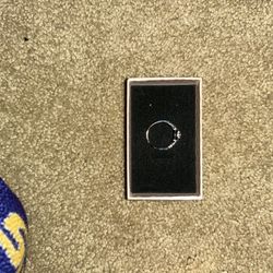 Moissanite Square Halo Ring