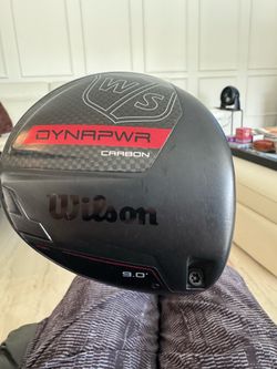 Wilson Staff Carbon DynPwr 9.0* Driver RH Stiff 6.0 50g graphite shaft 45.5”