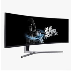 SAMSUNG 49-Inch CHG90 144Hz Curved Gaming Monitor (LC49HG90DMNXZA)