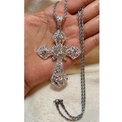 Gothic Cross Pendant Necklace 