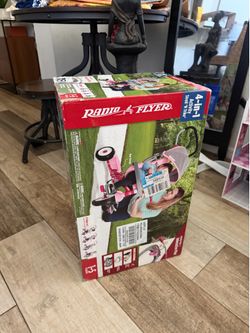 NEW Sealed Radio Flyer 4-in-1 Stroll ’N Trike (Pink) – Unopened Box