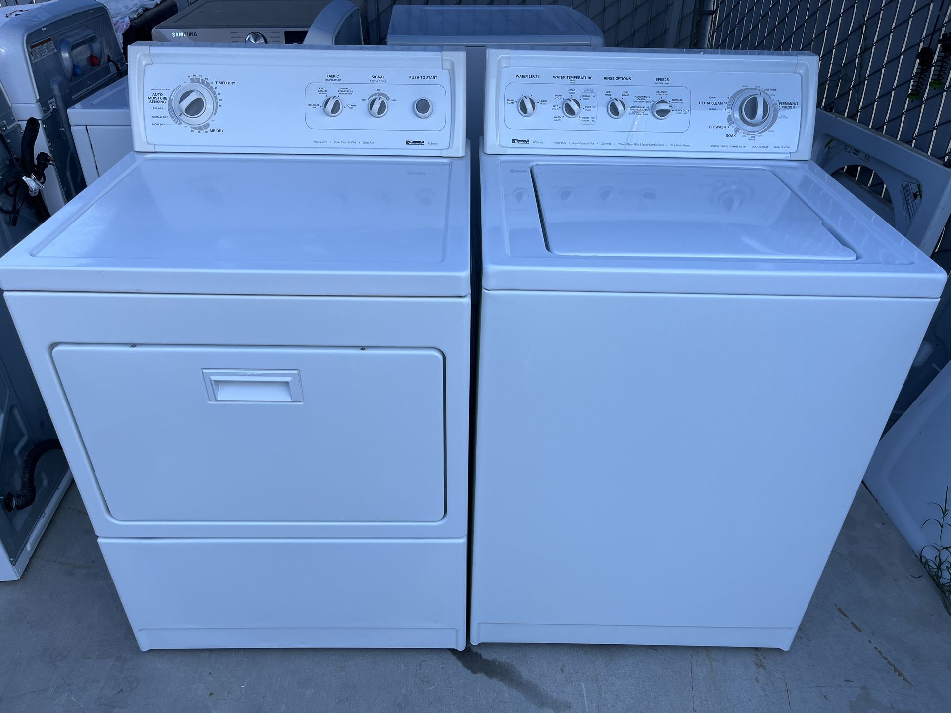 Kenmore Washer&Dryer $400 With Warranty