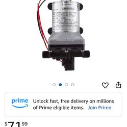 Rv Water Pump New
