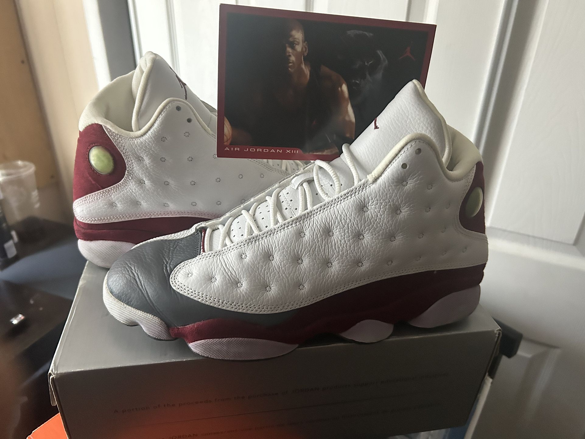 Jordan 13 Retro Grey Toe Size 11 With Og Box