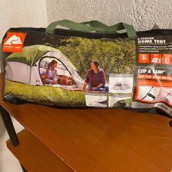 Dome Tent Beach Chair And Umbrella Bundle