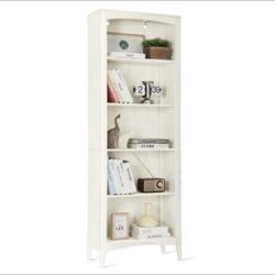 5 Tier Wooden Bookcase, 65in Open Display Bookshelf for Home, Bedroom, Office