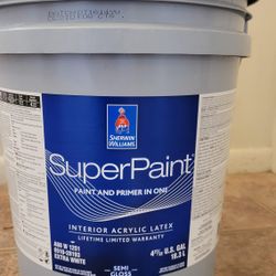 Sherwin Williams 5 Gallon Bucket-Off White Paint