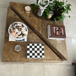 Travertine Coffee Table
