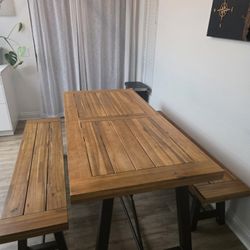 3 Piece Wooden Dining Room Set