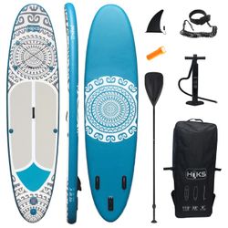 Inflatable Stand Up Paddleboard Set 11'2" Patterned