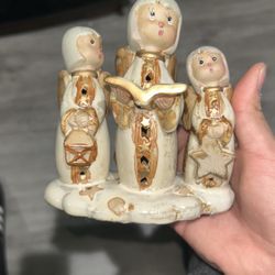 Scotts Christmas Collectibles Angels Candle Holder #6766