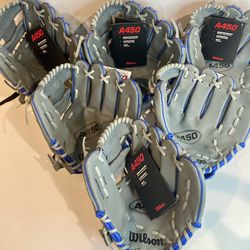 Baseball Gloves (A Set Of 5)