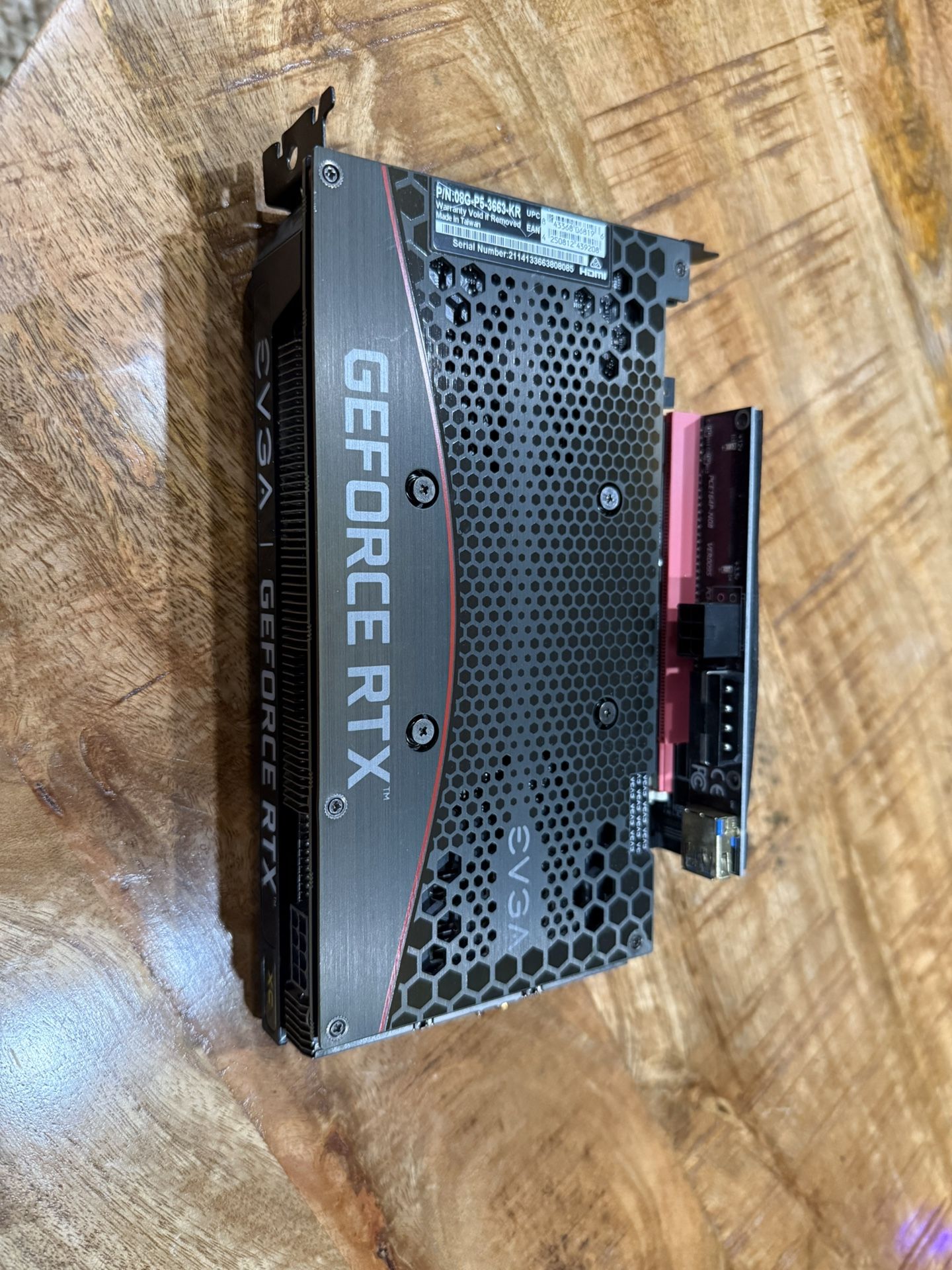 EVGA GeForce RTX 3060 Ti XC GAMING 8GB GDDR6 Graphics Card (08G-P5-3663-KL)