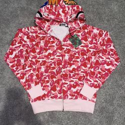 Pink Bape Hoodie