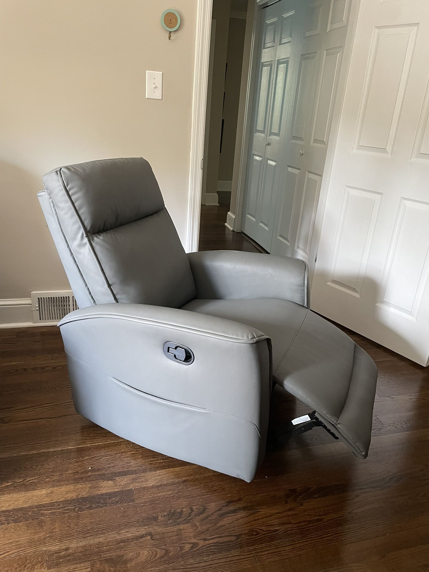 Chair Recliner Grey Blue Color