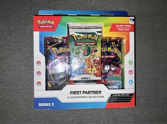 Pokémon First Partner Illustration Collection Series 3 Sealed NEW