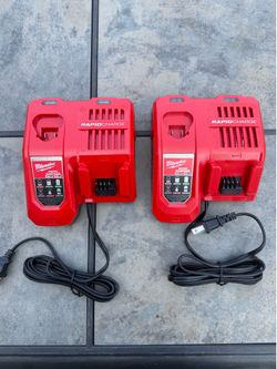 Milwaukee M12 & M18 Rapid Chargers (each)
