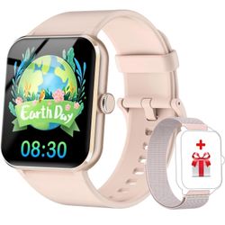 Fitness Tracker 2024 (Answer/Make Call),Smart Watch with 24/7 Heart Rate Blood Oxygen Monitor,Sleep Tracker,100+ Sports Modes,Pedometer,IP68 Waterproo